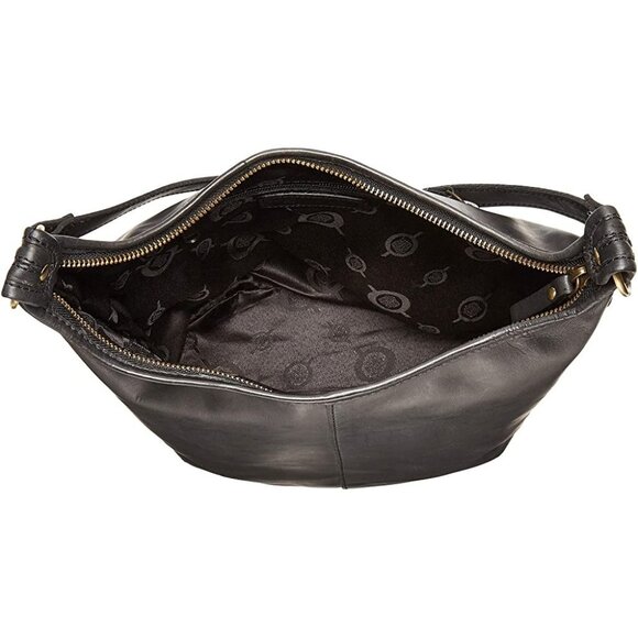 Born Plymouth Women's Distressed Bucket Hobo - Picture 4 of 10